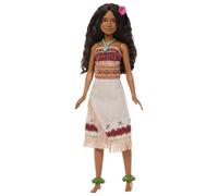 Mattel Disney Oceania - Vaiana, Bambola articolata da Collezione Ispirata al Film Live-Action Disney, Capelli ondulati e 5 Accessori tra Cui Collana e Fermaglio Inclusi, 3+ Anni, JLV15