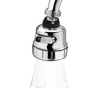 MOANATURA Aeratore rubinetto cucina a 360° girevole. Adattatore Rubinetti Lavello Prolunga prolunga rubinetto. Atomizzatore Economizzatore Acqua. 2 modalità. Testa ugello antispruzzo. (Argento, senza