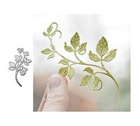 Moares Fustelle Big Shot Feltro Fustella Natale Bigz,Foglie di Metallo Taglio Muore Fai da Te Scrapbook goffratura Carte di Carta Fabbricazione punzone Stencil - Argento