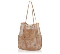 MOAZIFI Grande borsa da spiaggia da donna Xl famiglia, borsa da spiaggia pieghevole da donna, borsa da spiaggia grande, borsa da bagno per la spesa per viaggi, shopping e uso quotidiano