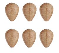 MOAZIFI Nido di vespe resistente alle intemperie - 6 pezzi di nido artificiale per calabroni per respingere le vespe per casa, giardino e esterni