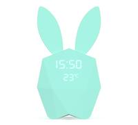 Mob Cutie Clock Connect - Sveglia intelligente e connessa, con sensore di movimento, luce notturna Nomade Design - Turchese