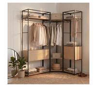 MOB-IN June - Set di 3 supporti angolari in legno, metallo, 220 x 200 cm