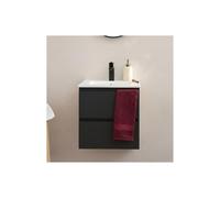 MOB-IN Mobile lavabo Sorrento 45 cm e rubinetto nero