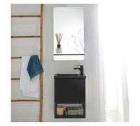 MOB-IN Set Lavapano Nova metallo e Legno con Rubinetto e Specchio