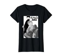 Mob Psycho 100 Black And White Shigeo And Arataka Anime Maglietta, Donna, Nero, XL