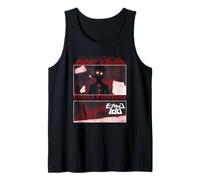 Mob Psycho 100 Black & Red Panels Canotta
