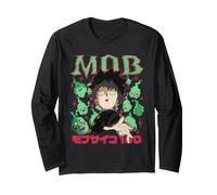 Mob Psycho 100 Mob with Dimple And Kanji Anime Maglia a Manica