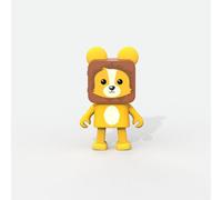 Mobilità a bordo dell'altoparlante portatile stereo Dancing Animal Lion Yellow 3 W - Nouvo