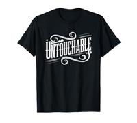 Mob Wife Anelli d'oro Bling Grafica Intoccabile Gioielli Maglietta