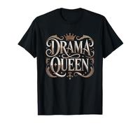Mob Wife Regina del Dramma Rose Estetica Maglietta