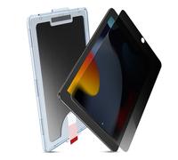 MOBDIK 1 Pezzi Privacy Pellicola Protettiva per iPad 9e / 8e / 7e génération 10.2 Pollici (2021/2020 / 2019), Anti Spia, 9H Vetro Temperato, Kit EZ