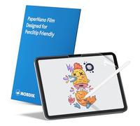MOBDIK Confezione da 2 pellicole protettive in carta compatibili con iPad 11a generazione 2025 / iPad 10a generazione 2022, realizzate per scrittura naturale, compatibili con Apple Pencil, con kit di