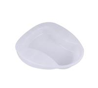 Mobestech 1 Pc Orinatoio Portatile Padelle Da Letto Padella Stabile Pannocchia Di Frattura Da Letto Per Anziani Padelle Per Orinatoi Femminili Padelle Per Donna Vasino Bianca Medico Anziano