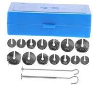 Mobestech 1 Set Insegnare Il Codice Dello Slot in Metallo Pesi Scanalati Laboratorio Peso Scanalato Metrico Massa Scanalata Per Laboratorio Strumento Didattico Acciaio Con Gancio