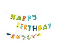 Mobestech 1 Set Striscione Compleanno Decorativo Happy Birthday Banner per Feste Tema Atmosfera Unica per Facile da Appendere e Immagini Memorabili