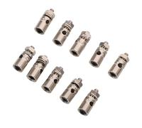 Mobestech 10 Pezzi Modalità Regolatore Dell'aeromobile Kit Aereo Parti Di Aeromobili Collegamento in Tondino Metallico Aeromodello Rc Collegamento Rc Silver Metallo