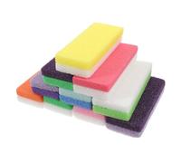 Mobestech 10 pezzi Pietra Pomice Piedi in Schiuma PU Doppia Faccia Rimuove Morta Leggera e Compatta per Cura Piedi Duratura e Viaggi