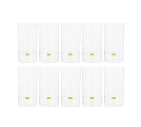 Mobestech 100 Pezzi Capsule Termorestringenti 30mm Trasparenti | Plastica Liscia, Finitura Decorativa, Uso Facile, per Colli di Bottiglia, Banchetti e Club