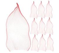 Mobestech 100pezzi Sachets Di Rete Per Frutta e Verdura Riutilizzabili Per Conservazione Di Cipolle e Patate Design Rete Per Ventilazione e Traspirabilità Come Sacchetti Per Uova e Prodotti