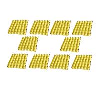 Mobestech 10pezzi Contenitore Per Uova in Polpa Di Portauova Da Cucina Scomparti Vassoi Per Uova Per Conservazione in Frigorifero Sicuro e Durevole