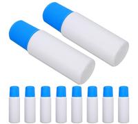 Mobestech 10pezzi Flaconi con Applicatore Spugna di Dispenser di Liquidi Ricaricabili in Plastica Vuota Adatti per Medicinali Cosmetici o Uso in Laboratorio con Tappo di Perdite