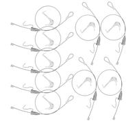 Mobestech 12 Set Ganci Regolabili e Filo Trasparente per Sospensione Quadri Kit per Appendere Immagini Filo Invisibile Supporto Stabile per Esposizioni e Gallerie D’Arte