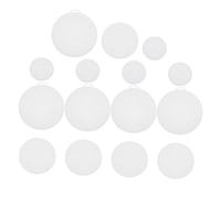 Mobestech 15 Pezzi Rete Plastica Rotondi per Artigianato Basi per Borse Tela Punto Croce per Uncinetto e Ricamo Fai da Te