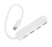 Mobestech 1pezzi Hub Usb-c Porte Usb Convertitore Da Type-c Realizzato in Abs e Lega Design Duraturo e Stabile