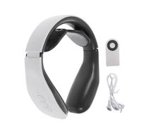 Mobestech 1set Massaggiatore Cervicale Elettrico Portatile Modalità Di Massaggio e Intensità Strumento Ricaricabile Per Alleviare La Fatica Ovunque Bianco