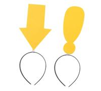 Mobestech 2 Pezzi Cerchietto per Chioma Halloween Freccia e Punto Esclamativo Accessori per Costumi Festa e Compleanno Fascia per Chioma Donna Confortevole