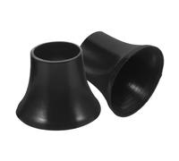 Mobestech 2 Pezzi Copertura del Cappello Ombrello Forniture di Ombrelli Copri Puntale per Ombrellone Copri Punta Ombrello a Manico Lungo Fornitura di Ombrelli Nero Gomma da Cancellare