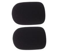 Mobestech 2 pezzi Copri Microfono in Schiuma Antivento Protezione Spray e Saliva Adatto per Microfoni Karaoke Conferenze e Interviste Materiale Traspirante e Durevole