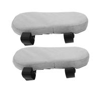 Mobestech 2 Pezzi Cuscinetti Poggiagomiti per Sedia da Ufficio Imbottitura Morbida e Resistente per Braccioli Supporto Ergonomico per Poltrone da Scrivania e Gaming Grigio