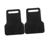 Mobestech 2 Pezzi Protezioni per Ganci Pedana Porta Acciaio Inox Antiscivolo con Rivestimento in Riduzione Urti e Graffi per Suv Auto e Camion