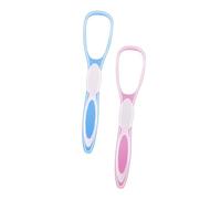 Mobestech 2 Pezzi Pulisci Lingua Raschietto Lingua Utensili Manuali Spazzola Per Lingua Per Lingua Strumenti Orali Spazzola Per Pulizia Lingua Igiene Orale Manuale Tpr