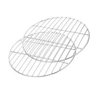Mobestech 2 Pezzi Rete per Barbecue in Acciaio Inossidabile Piccola griglia di Raffreddamento Maglia della griglia Anteriore Griglie per la Cottura Rack per Cucinare Silver