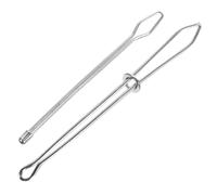 Mobestech 2 Pezzi Strumento Filettatura per Cucito con Inseritore Ago e Pinzetta Resistente Facile da Usare Adatto per Lavori Artigianali Domestici e Progetti di Cucito Multifunzionali