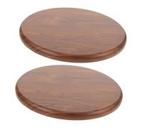 Mobestech 2 Pezzi Superficie delle feci in legno massiccio sedile sostitutivo delle feci posto a sedere sgabelli sedie rotonde sedili in legno Sedile sostitutivo per sgabello da bar rotondo