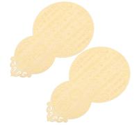 Mobestech 2 Pezzi Taisui in Rame Dorato Anno Serpente Carte Protettive Feng Shui per Casa e Portafoglio Decorazioni Tradizionali Cinesi per Ricchezza e Pace