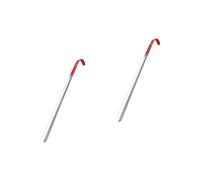 Mobestech 2 Pz Calzascarpe stivali da donna manici in legno cucchiaio da scarpe casse audio stivali per le donne mini calzature Ausiliario maneggiare uomo sollevatore rosso