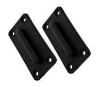 Mobestech 2 set Clip da Parete per Barriera Retrattile in Abs Slot Montaggio Facile e Compatto per Controllo Folla Accessori per Nastri di Sicurezza e Staccionate