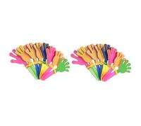 Mobestech 20 pezzi Noise Makers in Plastica Sicura Hand Clappers Colorati per Feste e Rumorosi e Facili da Usare come Gadget per Party e Celebrazioni Colore Casuale Colore Casuale
