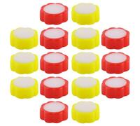 Mobestech 20 pezzi Spugnette Umidificatrici per Dita in Spugna Forma di Fiore Portatili per Contare Banconote e Documenti Strumento Ufficio per Contabili e Personale Bancario Spugna