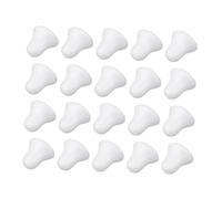 Mobestech 20pezzi Campane in Schiuma Bianca Modello Jingle Bell Fai da Te Decorazioni per Feste di Compleanno e Natale