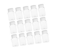 Mobestech 22pezzi Flacone Per Medicinali Sigillante Plastica Trasparente Tappo Per Svuotamento Organizer Per Flaconi Per Medicinali Da Viaggio Contenitore Per Liquidi e Polvere
