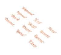 Mobestech 24pezzi Ciondolo Fai da Te in Ciondoli Lettere per Gioielli Accessori per Creazione di Gioielli Ciondolo Lettera per Collane Bracciali Orecchini