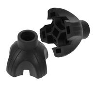 Mobestech 2pezzi Puntali Antiscivolo Per Bastone Anziani Piedi Base Per Stampelle e Bastoni De Passeggio Ricambi Resistenti e Facili Da Installare Per Prolungare Durata