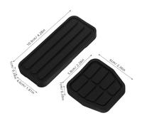 Mobestech 3 Pezzi Copripedaliera Auto Antiscivolo per Acceleratore Freno e Facili da e Installare Materiale Resistente per Maggior Comfort e Sicurezza Guida