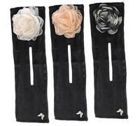 Mobestech 3 pezzi Creatore Chignon con Fiore Decorativo Accessorio Capelli Donna Comodo e Leggero Strumento per Acconciature Eleganti e Pratico per Mantenere Freschi gli Hairstyle